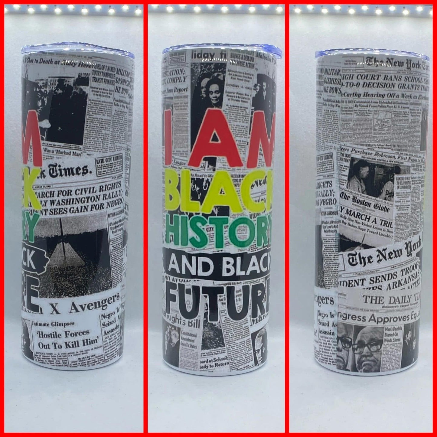 I AM BLACK HISTORY TUMBLER