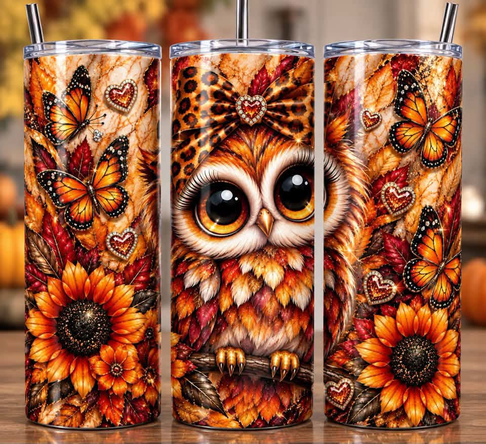 OWL FALL TUMBLER