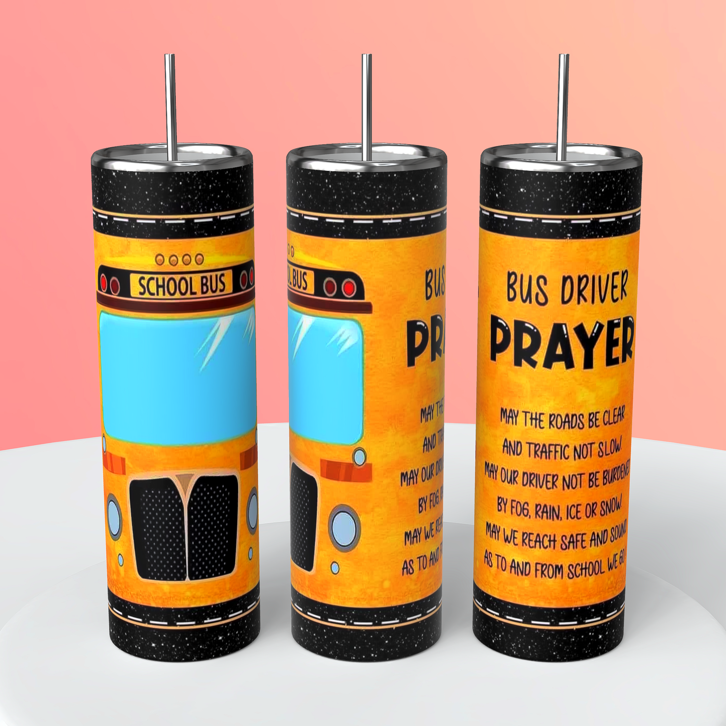 BUS DRIVER PRAYER TUMBLER