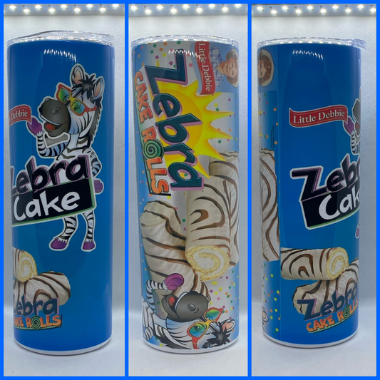 ZEBRA CAKES TUMBLER