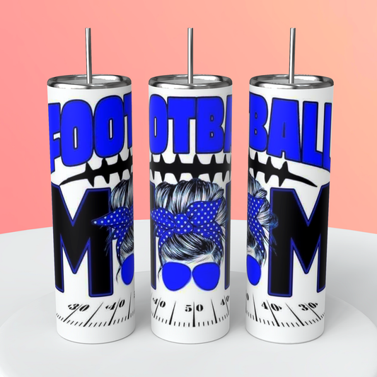 FOOTBALL BALL MOM TUMBLER