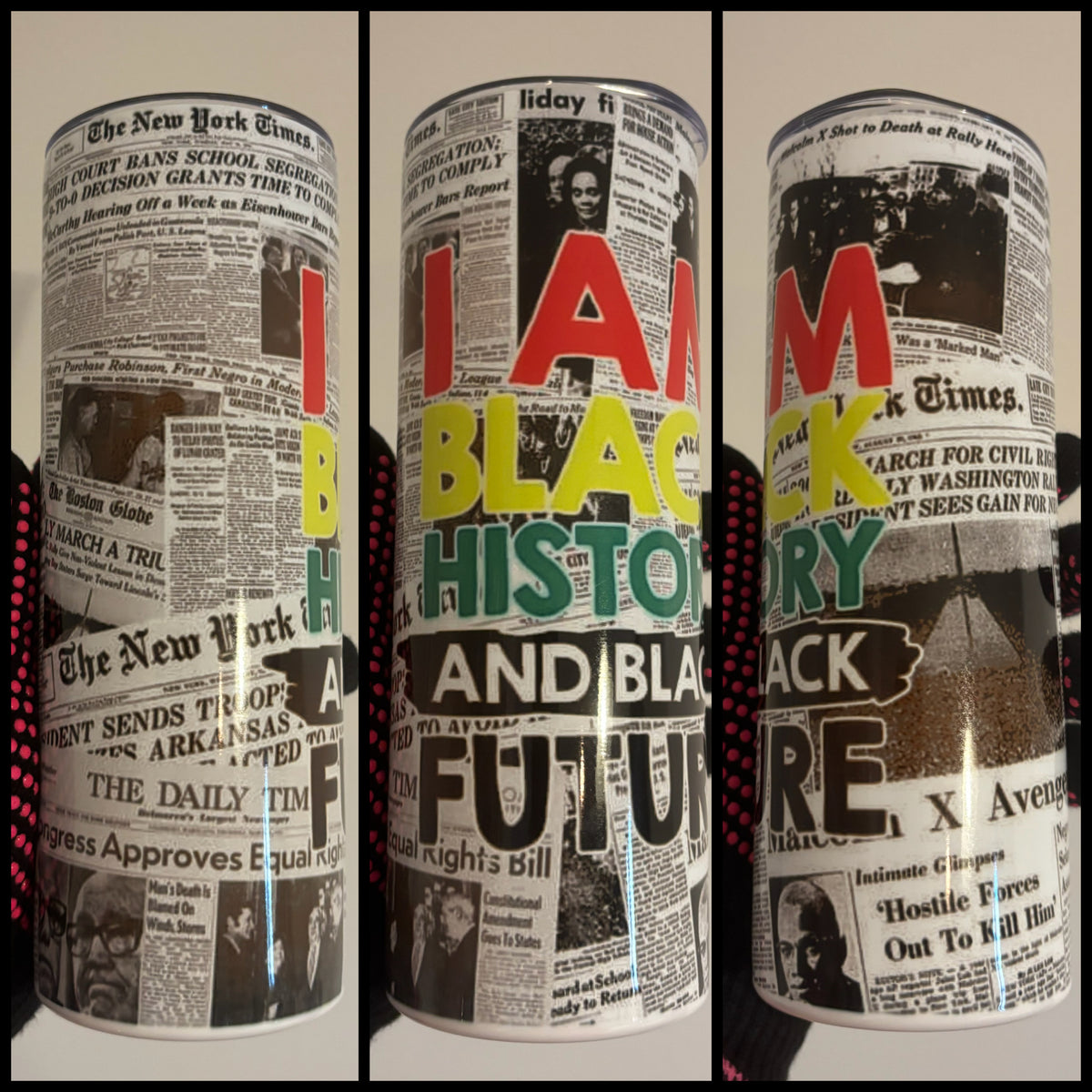 I AM BLACK HISTORY TUMBLER