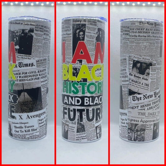 I AM BLACK HISTORY TUMBLER