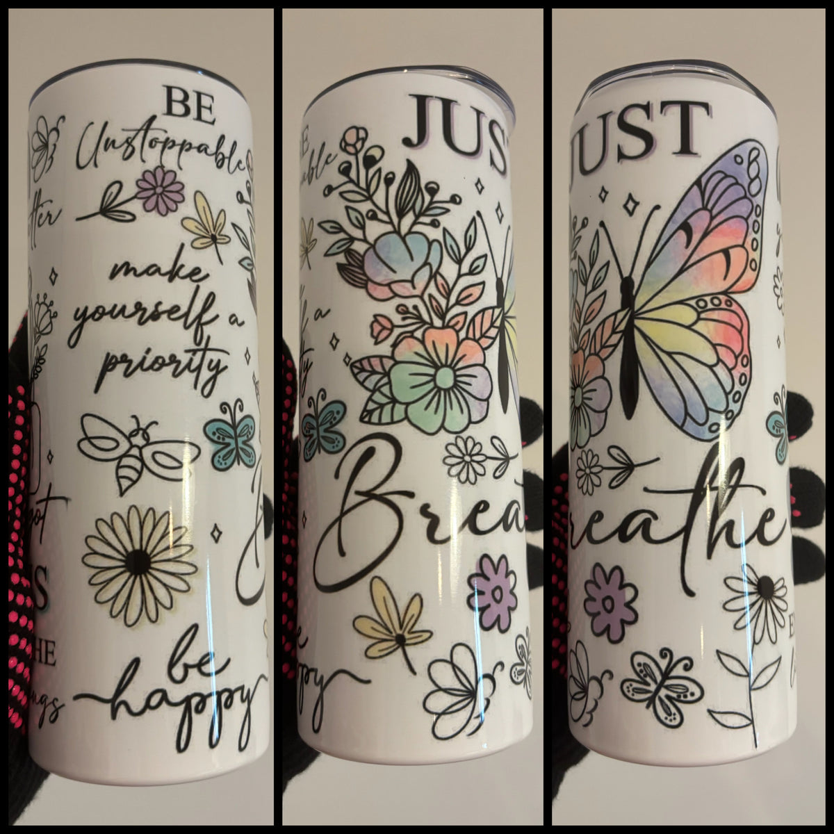 JUST BREATHE TUMBLER