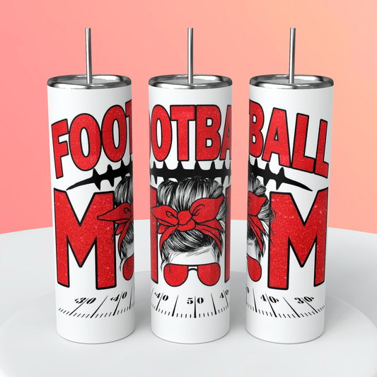 FOOTBALL MOM TUMBLER