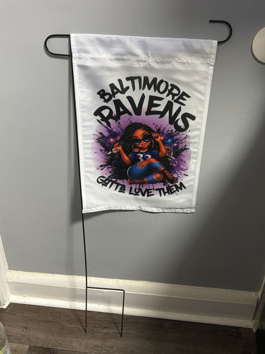 JUST A BALTIMORE GIRL FLAG