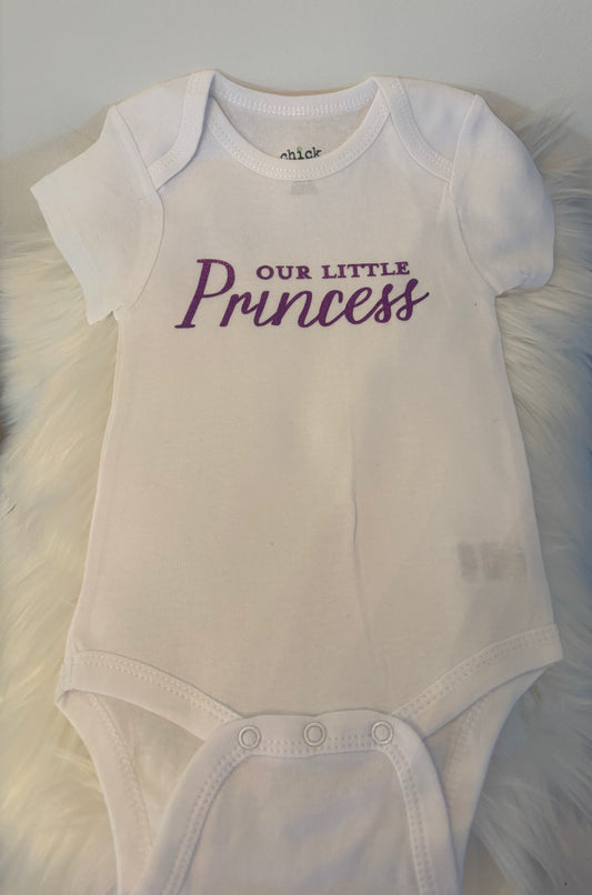 THE PRINCESS HAS ARRIVED ONESIE