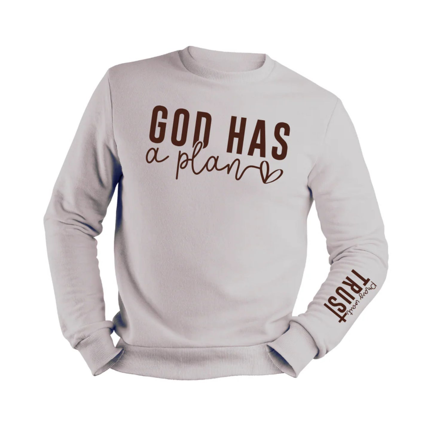 GOD HAS A PLAN CREWNECK