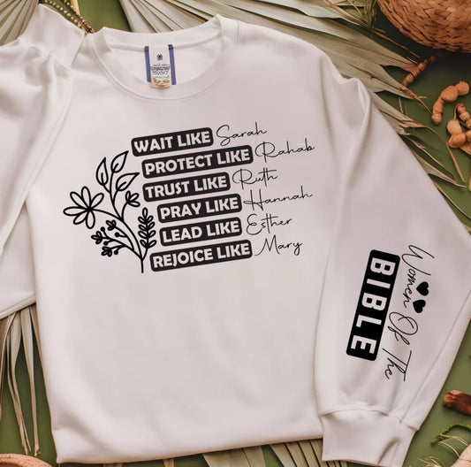 WOMEN OF THE BIBLE CREWNECK