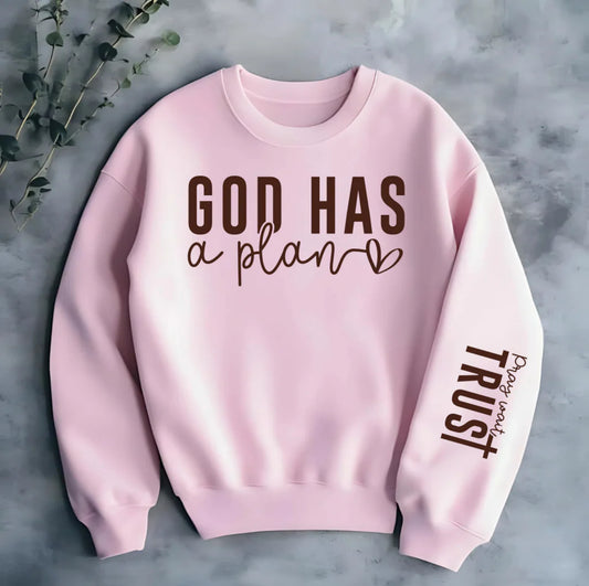 GOD HAS A PLAN CREWNECK