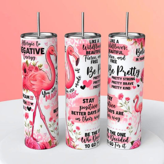 ALLERGIC TO NEGATIVE ENERGY TUMBLER
