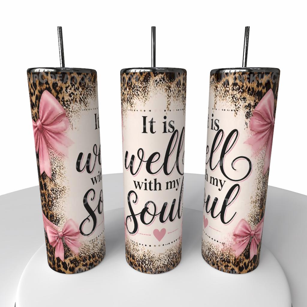 IT IS WELL WITH MY SOUL TUMBLER