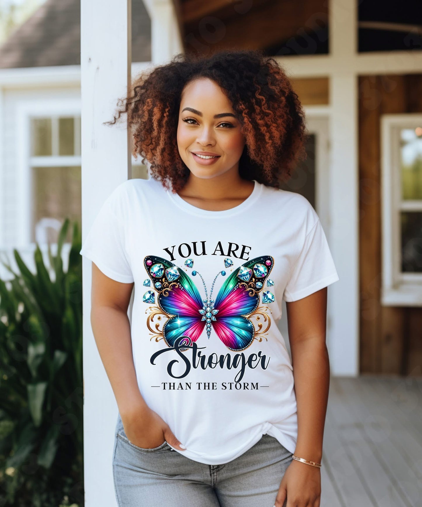 YOU ARE STRONGER THAN THE STORM TEE PREORDER