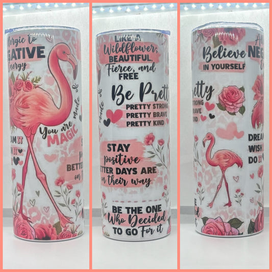 ALLERGIC TO NEGATIVE ENERGY TUMBLER
