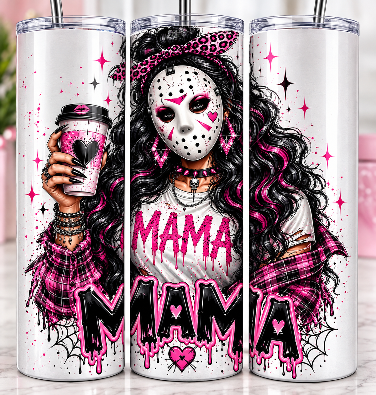 MAMA HALLOWEEN TUMBLER