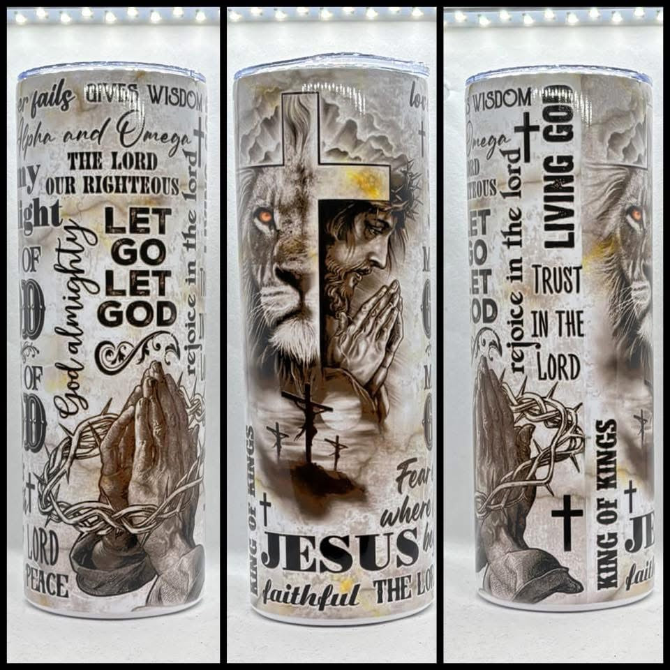 LET GO LET GOD TUMBLER