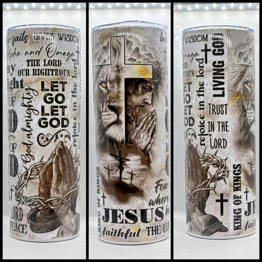 LET GO LET GOD TUMBLER