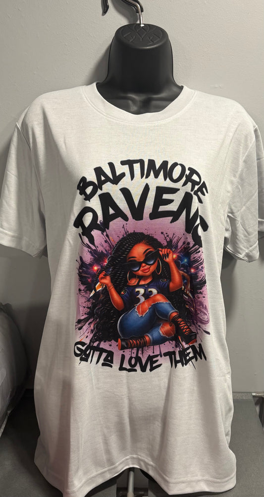 BALTIMORE RAVENS GOTTA LOVE THEM TEE
